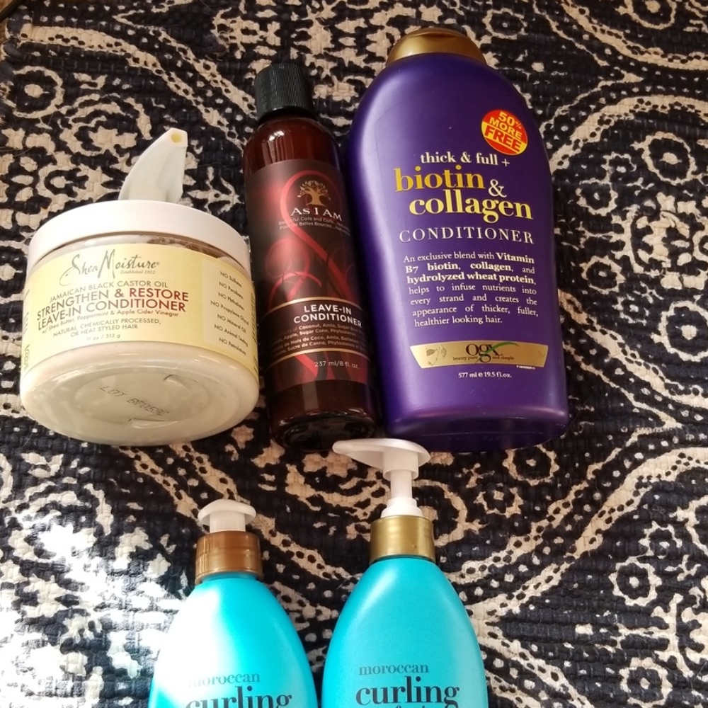 OGX, Shea Moisture, As I Am, Ion
